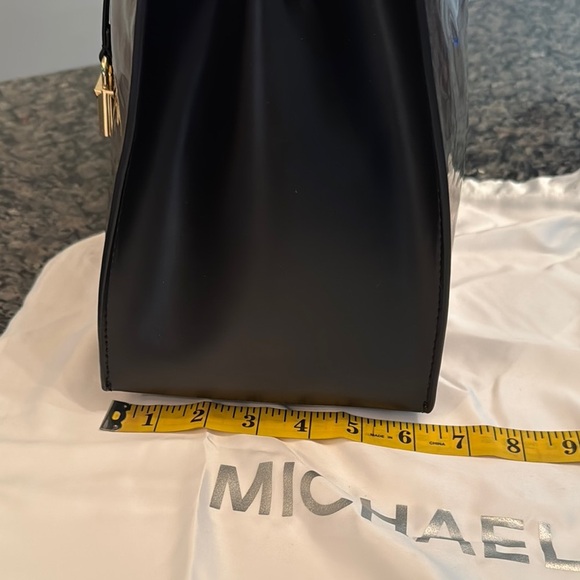 Michael Kors Brown and Black Tote Bag with Signature Monogram - Picture 12 of 15